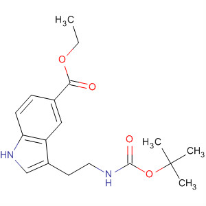 3-(2-Tert-butoxycarbonylamino-ethyl)-1h-indole-5-carboxylic acid ethyl ester Structure,144055-85-6Structure