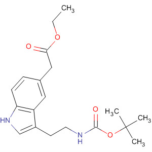 3-[2-[[(1,1-Dimethylethoxy)carbonyl]amino]ethyl]-1h-indole-5-acetic acid ethyl ester Structure,144055-94-7Structure