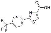 2-(4-Trifluoromethyl-phenyl)-thiazole-4-carboxylic acid Structure,144061-16-5Structure