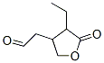 (4-Ethyl-5-oxo-tetrahydro-furan-3-yl)-acetaldehyde Structure,144128-27-8Structure