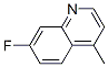 Quinoline, 7-fluoro-4-methyl- (9ci) Structure,144147-01-3Structure