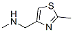 2-Methyl-4-[methyl(aminomethyl)]-1,3-thiazole Structure,144163-81-5Structure