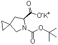 (6S)-5-azaspiro[2.4]heptane-5,6-dicarboxylic acid 5-(1,1-dimethylethyl) ester potassium salt (1:1) Structure,1441673-92-2Structure