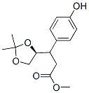 Benzenepropanoic acid, 4-hydroxy-, [(4S)-2,2-dimethyl-1,3-dioxolan-4-yl]methyl ester Structure,144256-11-1Structure