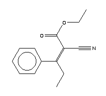 2-Pentenoic acid,2-cyano-3-phenyl-, ethyl ester Structure,14442-48-9Structure