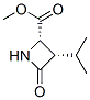 2-Azetidinecarboxylicacid,3-(1-methylethyl)-4-oxo-,methylester,cis-(9ci) Structure,144452-35-7Structure