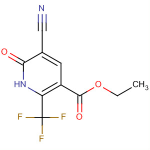 Ethyl 5-cyano-6-oxo-2-(trifluoromethyl)-1,6-dihydropyridine-3-carboxylate Structure,144456-86-0Structure