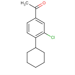 1-(3-Chloro-4-cyclohexylphenyl)ethanone Structure,14451-58-2Structure