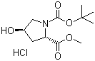 Methyl (2s,4r)-4-hydroxypyrrolidine-2-carboxylate hydrochloride Structure,144527-44-6Structure