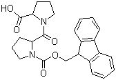 (R)-1-((R)-1-(((9H-fluoren-9-yl)methoxy)carbonyl)pyrrolidine-2-carbonyl)pyrrolidine-2-carboxylic acid Structure,144575-00-8Structure