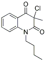 1-Butyl-3-chloro-3-methyl-1,2,3,4-tetrahydroquinoline-2,4-dione Structure,144603-21-4Structure