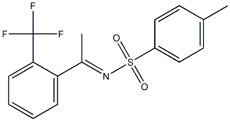 (E)-4-methyl-n-(1-(2-(trifluoromethyl)phenyl)ethylidene)benzenesulfonamide Structure,1446468-58-1Structure