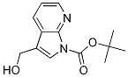 Tert-butyl 3-(hydroxymethyl)-1h-pyrrolo[2,3-b]pyridine-1-carboxylate Structure,144657-67-0Structure