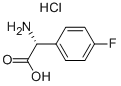 (R)-amino-(4-fluoro-phenyl)-acetic acid hydrochloride Structure,144744-41-2Structure