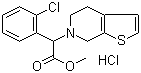 Clopidogrel  related  compound  b (20 mg) (methyl(+/-)-(o-chlorophenyl)-4,5-dihydrothie-no[2,3-c]pyridine-6(7h)-acetate, hydrochloride) Structure,144750-52-7Structure