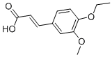 (2E)-3-(4-Ethoxy-3-methoxyphenyl)acrylic acid Structure,144878-40-0Structure