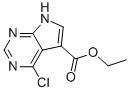 Ethyl 4-chloro-7H-pyrrolo[2,3-d]pyrimidine-5-carboxylate Structure,144927-57-1Structure