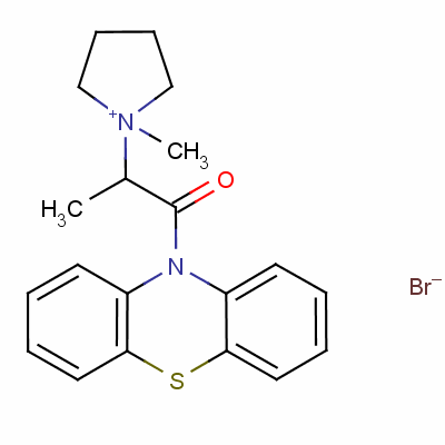 Propyromazine bromide Structure,145-54-0Structure