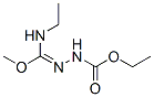 Hydrazinecarboxylic acid, [(ethylamino)methoxymethylene]-, ethyl ester (9ci) Structure,145028-10-0Structure