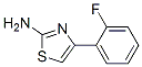 4-(2-Fluoro-phenyl)-thiazol-2-ylamine Structure,145029-82-9Structure