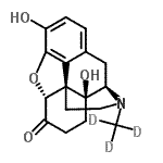 (5alpha)-3,14-Dihydroxy-17-(<Sup>2</Sup>H<Sub>3</Sub>)Methyl-4,5-Epoxymorphinan-6-One Structure,145225-03-2Structure