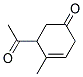 3-Cyclohexen-1-one, 5-acetyl-4-methyl-(9ci) Structure,145300-01-2Structure