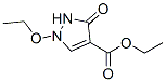 1H-pyrazole-4-carboxylicacid,1-ethoxy-2,3-dihydro-3-oxo-,ethylester(9ci) Structure,145325-80-0Structure