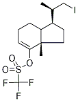 2,3,3A,6,7,7a-hexahydro-2s,7a-dimethyl-4-hydroxy-indene-1r-(1’-iodo)ethane 4-o-trifluoromethylsulfonate Structure,145372-33-4Structure