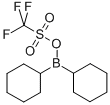 Dicyclohexyl(trifluoromethanesulfonyloxy)borane Structure,145412-54-0Structure