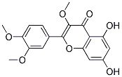 2-(3,4-Dimethoxy-phenyl)-5,7-dihydroxy-3-methoxy-chromen-4-one Structure,14549-84-9Structure