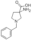 3-Amino-1-benzylpyrrolidine-3-carboxylic acid Structure,145602-87-5Structure