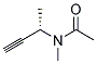 Acetamide, n-methyl-n-(1-methyl-2-propynyl)-, (s)-(9ci) Structure,145679-21-6Structure