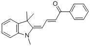 (2E,4e)-1-phenyl-4-(1,3,3-trimethyl-1,3-dihydro-2h-indol-2-ylidene)but-2-en-1-one Structure,14575-25-8Structure