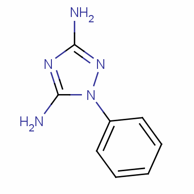 1-Phenyl-1h-1,2,4-triazole-3,5-diamine Structure,14575-59-8Structure