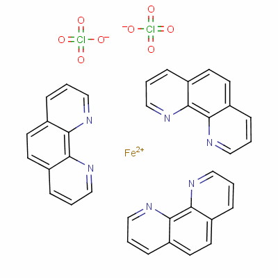 1,10-Phenanthroline iron(ii) perchlorate Structure,14586-54-0Structure