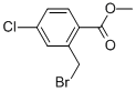 2-Bromomethyl-4-chloro-benzoic acid methyl ester Structure,145908-29-8Structure