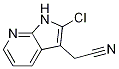 1H-pyrrolo[2,3-b]pyridine-3-acetonitrile, 2-chloro- Structure,145934-60-7Structure