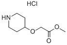 (Piperidin-4-yloxy)-acetic acid methyl ester hydrochloride Structure,146117-95-5Structure