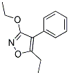 Isoxazole, 3-ethoxy-5-ethyl-4-phenyl-(9ci) Structure,146197-27-5Structure