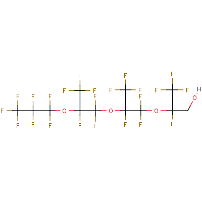 1H,1H-perfluoro-2,5,8-trimethyl-3,6,9-trioxadodecan-1-ol Structure,14620-81-6Structure