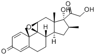 (9Beta,11beta,16beta)-17,21-dihydroxy-16-methyl-9,11-epoxypregna-1,4-diene-3,20-dione Structure,14622-47-0Structure