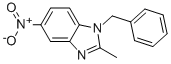 1-Benzyl-2-methyl-5-nitro-1H-1,3-benzimidazole Structure,14624-88-5Structure