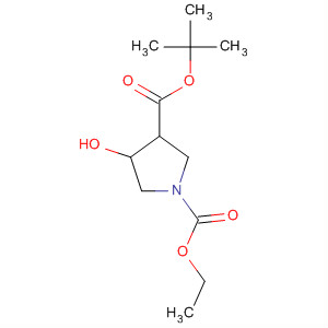 Ethyl 1-boc-4-hydroxypyrrolidine-3-carboxylate Structure,146256-99-7Structure