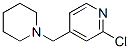 2-Chloro-4-((piperidin-1-yl)methyl)pyridine Structure,146270-01-1Structure