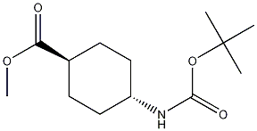 Methyl trans-4-(tert-butoxycarbonylamino)cyclohexanecarboxylate Structure,146307-51-9Structure