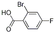 2-Bromo-4-fluorobenzoic acid Structure,14632-85-0Structure