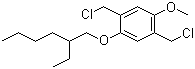 2,5-Bis(chloromethyl)-1-methoxy-4-(2-ethylhexyloxy)benzene Structure,146370-52-7Structure