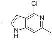 4-Chloro-2,6-dimethyl-1h-pyrrolo[3,2-c]pyridine Structure,146398-90-5Structure