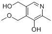 3-Hydroxy-5-hydroxymethyl-4-methoxymethyl-2-methylpyridine Structure,1464-33-1Structure