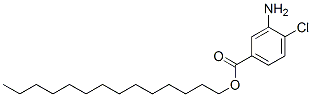 3-Amino-4-chlorobenzoic acid tetradecyl ester Structure,146408-63-1Structure